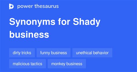 shady thesaurus|professional word for shady.